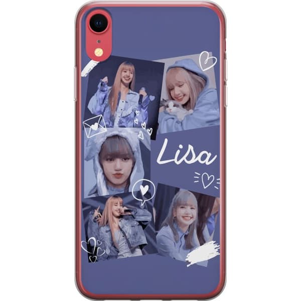Apple iPhone XR Läpinäkyvä kuori Lisa Blackpink – Aesthetic K-pop Queen