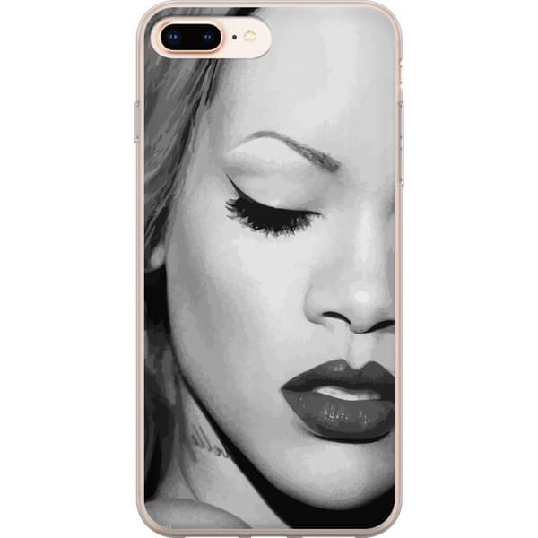 Apple iPhone 8 Plus Genomskinligt Skal Rihanna – Aesthetic Edit 2025