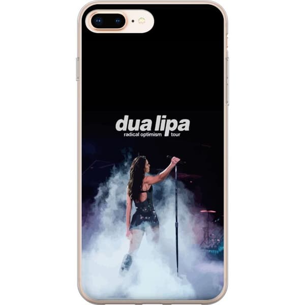 Apple iPhone 8 Plus Genomskinligt Skal Dua Lipa – Signature Looks & Vibes