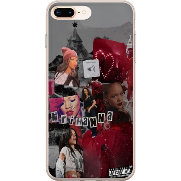 Apple iPhone 8 Plus Genomskinligt Skal Rihanna – Iconic Fashion Moments