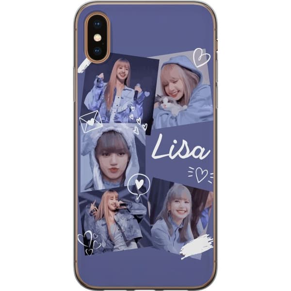 Apple iPhone X Genomskinligt Skal Lisa Blackpink – Aesthetic K-pop Queen