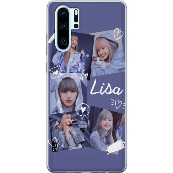 Huawei P30 Pro Gennemsigtig cover Lisa Blackpink – Aesthetic K-pop Queen