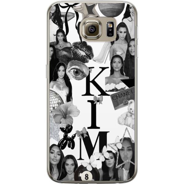 Samsung Galaxy S6 Genomskinligt Skal Kim Kardashian – Aesthetic Look 2025