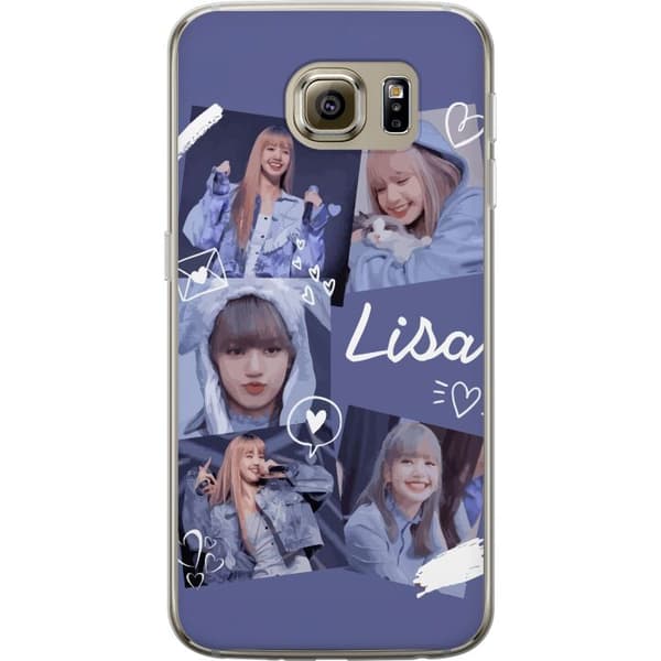 Samsung Galaxy S6 Genomskinligt Skal Lisa Blackpink – Aesthetic K-pop Queen