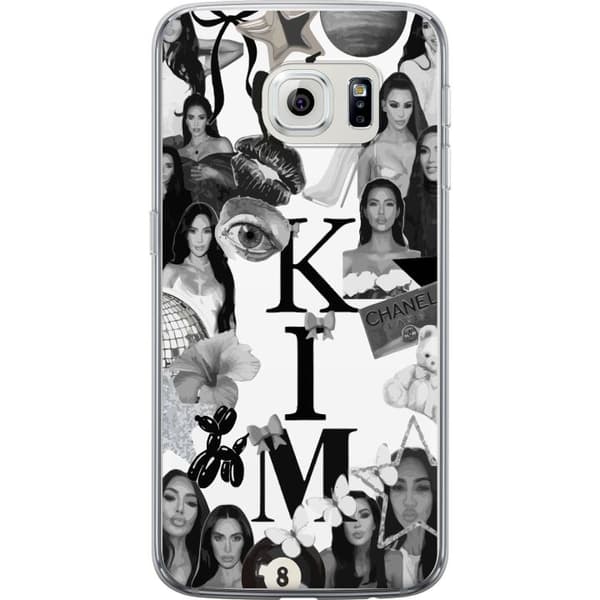 Samsung Galaxy S6 edge Genomskinligt Skal Kim Kardashian – Aesthetic Look 2025