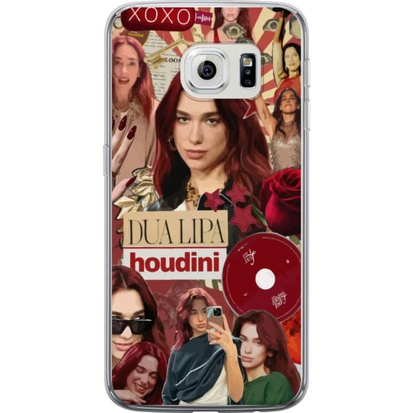 Samsung Galaxy S6 edge Genomskinligt Skal Dua Lipa – Fashion & Style Edit