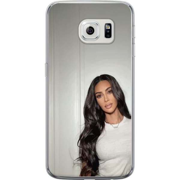 Samsung Galaxy S6 edge Gennemsigtig cover Kim Kardashian – Iconic Style Collection