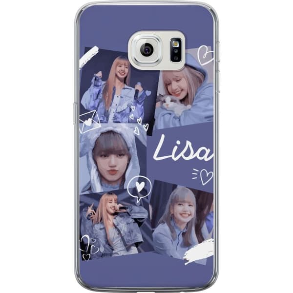 Samsung Galaxy S6 edge Gennemsigtig cover Lisa Blackpink – Aesthetic K-pop Queen
