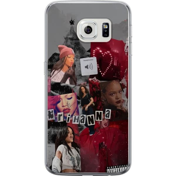 Samsung Galaxy S6 edge Genomskinligt Skal Rihanna – Iconic Fashion Moments