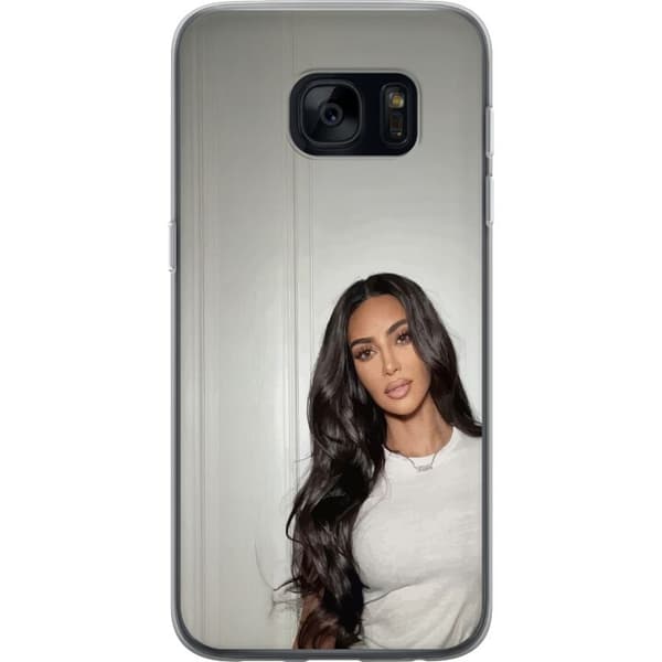 Samsung Galaxy S7 Gennemsigtig cover Kim Kardashian – Iconic Style Collection