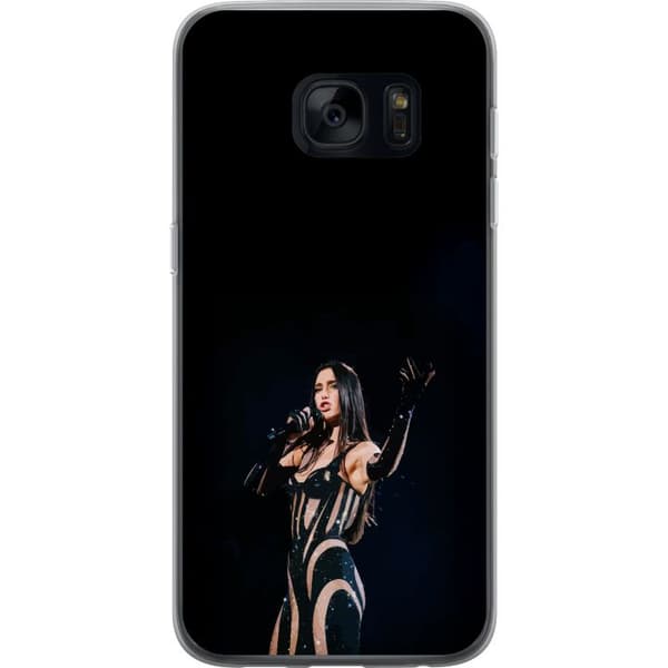 Samsung Galaxy S7 Gennemsigtig cover Dua Lipa – Pop Star Aesthetic