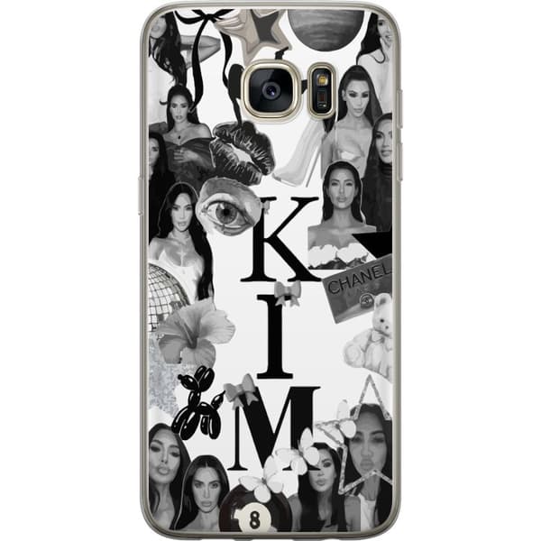 Samsung Galaxy S7 edge Gennemsigtig cover Kim Kardashian – Aesthetic Look 2025