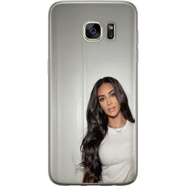 Samsung Galaxy S7 edge Gennemsigtig cover Kim Kardashian – Iconic Style Collection