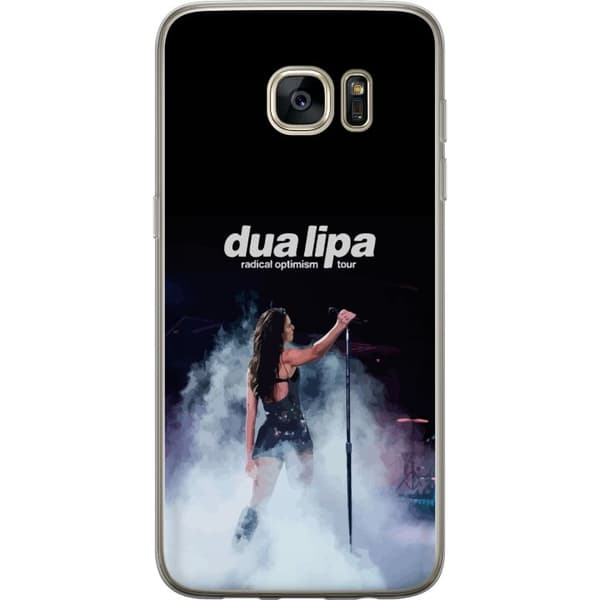 Samsung Galaxy S7 edge Gjennomsiktig deksel Dua Lipa – Signature Looks & Vibes