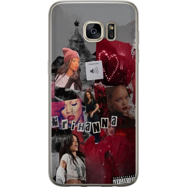 Samsung Galaxy S7 edge Gennemsigtig cover Rihanna – Iconic Fashion Moments