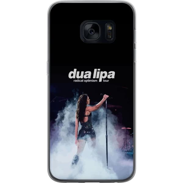 Samsung Galaxy S7 Gennemsigtig cover Dua Lipa – Signature Looks & Vibes