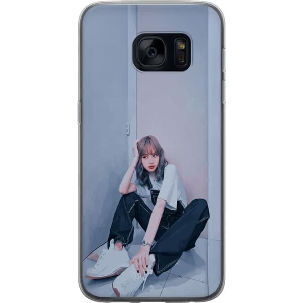 Samsung Galaxy S7 Gennemsigtig cover Lisa from Blackpink – K-pop Style Icon