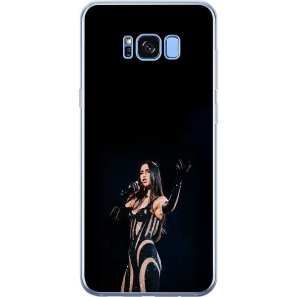 Samsung Galaxy S8+ Genomskinligt Skal Dua Lipa – Pop Star Aesthetic