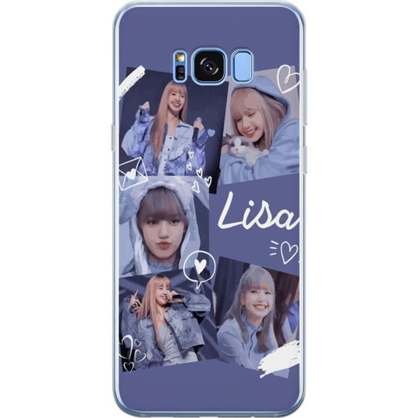 Samsung Galaxy S8+ Gennemsigtig cover Lisa Blackpink – Aesthetic K-pop Queen