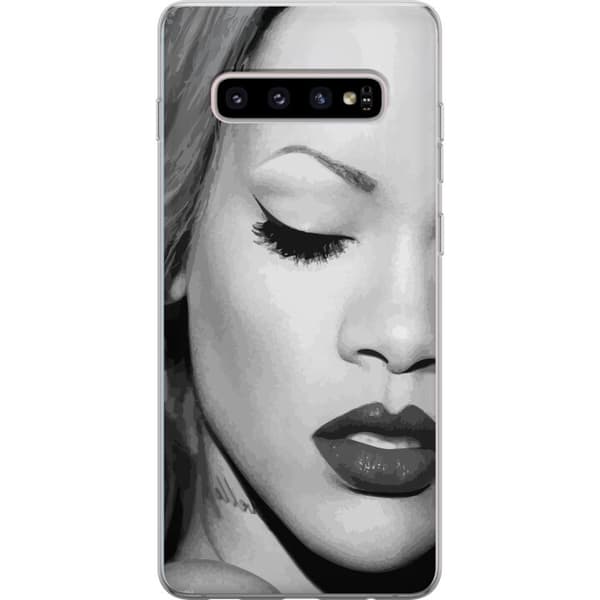 Samsung Galaxy S10+ Gennemsigtig cover Rihanna – Aesthetic Edit 2025