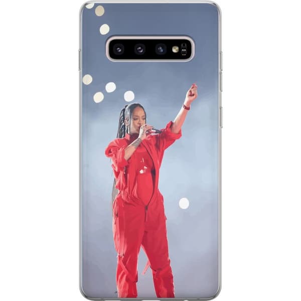 Samsung Galaxy S10+ Genomskinligt Skal Rihanna – Trendsetting Looks & Style