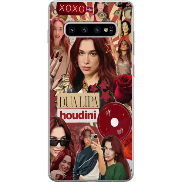 Samsung Galaxy S10+ Gennemsigtig cover Dua Lipa – Fashion & Style Edit