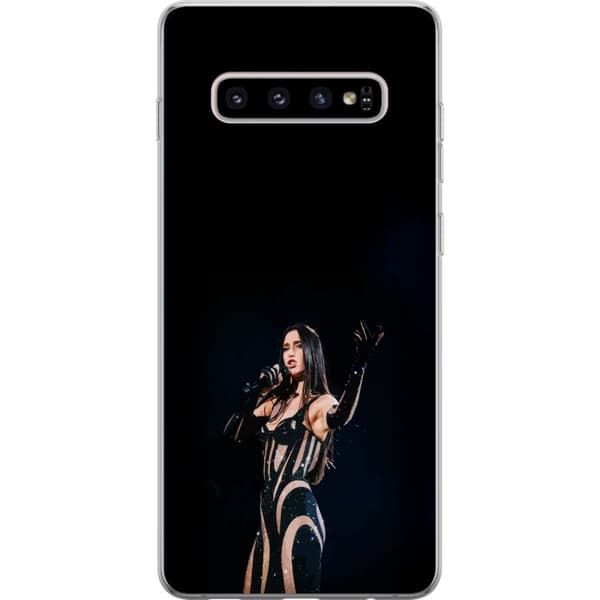 Samsung Galaxy S10+ Gennemsigtig cover Dua Lipa – Pop Star Aesthetic