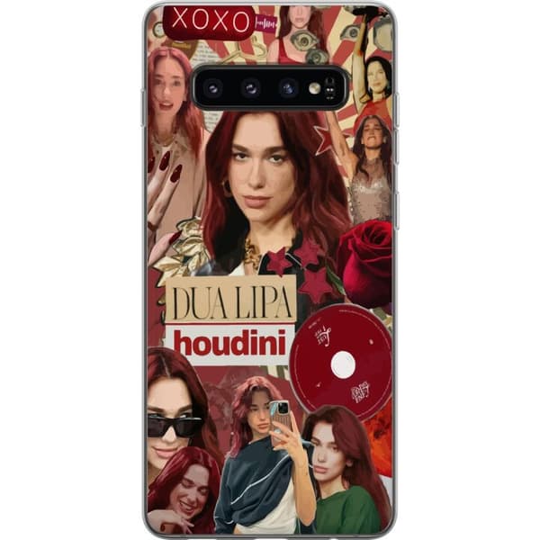 Samsung Galaxy S10 Gjennomsiktig deksel Dua Lipa – Fashion & Style Edit