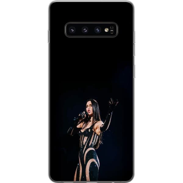 Samsung Galaxy S10 Gennemsigtig cover Dua Lipa – Pop Star Aesthetic