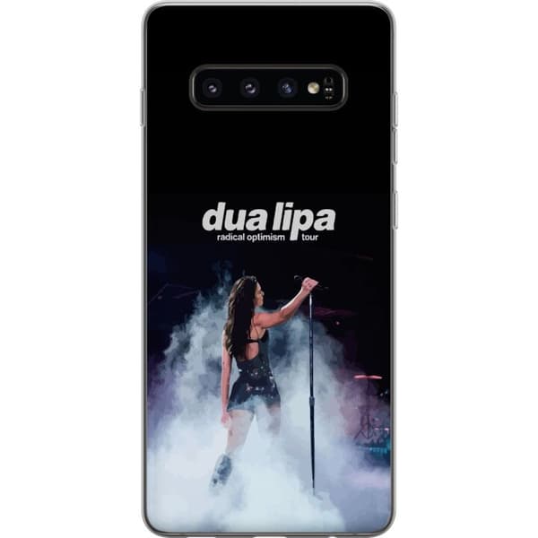 Samsung Galaxy S10 Läpinäkyvä kuori Dua Lipa – Signature Looks & Vibes