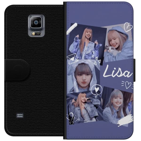 Samsung Galaxy Note 4 Tegnebogsetui Lisa Blackpink – Aesthetic K-pop Queen