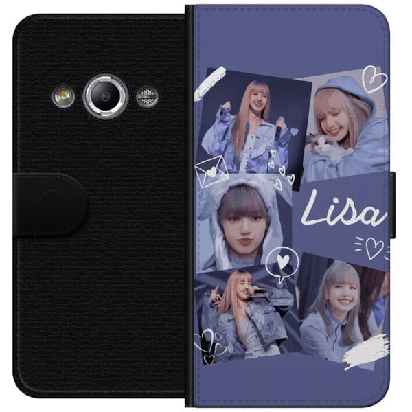Samsung Galaxy Xcover 3 Tegnebogsetui Lisa Blackpink – Aesthetic K-pop Queen