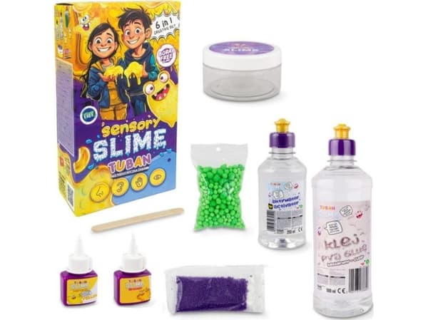 TUBAN TUBAN Creative Sensory Slime Moniaistinen hauskanpito 6in1 ZA5543 ZA5543