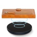 Miniatyrbild 11 av 11: iPhone 15 - Elegant Leman-läderfodral med Kort- & Sedelfack