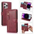 Miniatyrbild 5 av 11: iPhone 15 Pro - Elegant PU-läderfodral med Multifunktionell Design