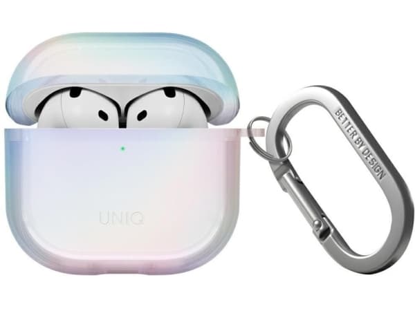 Etui UNIQ Iridescia do AirPods 4 Hang Case holo quartz