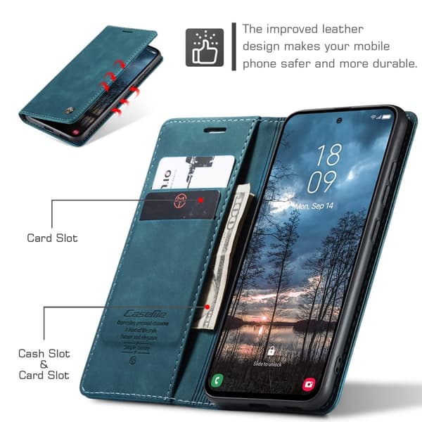 CASEME Retro Pung Taske til Samsung Galaxy S25 Edge