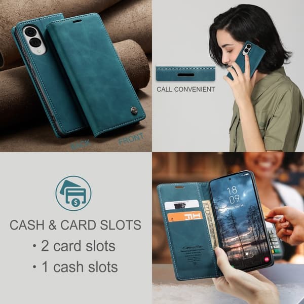 CASEME Retro Pung Taske til Samsung Galaxy S25 Edge