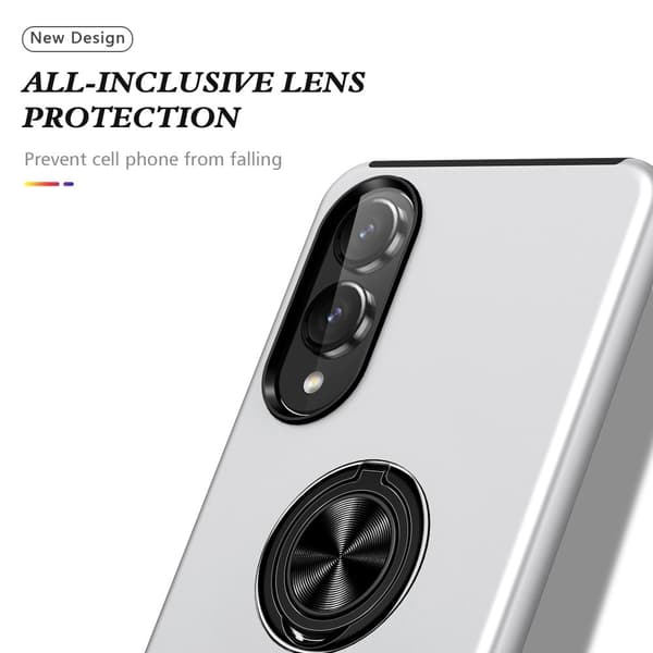Til Samsung Galaxy S25 Edge Hybrid Deksel Med Fingerring