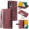 Miniatyrbillede 1 af 8: Til Samsung Galaxy S25 Edge Etui med Lynlåslomme og 9 Kortlommer