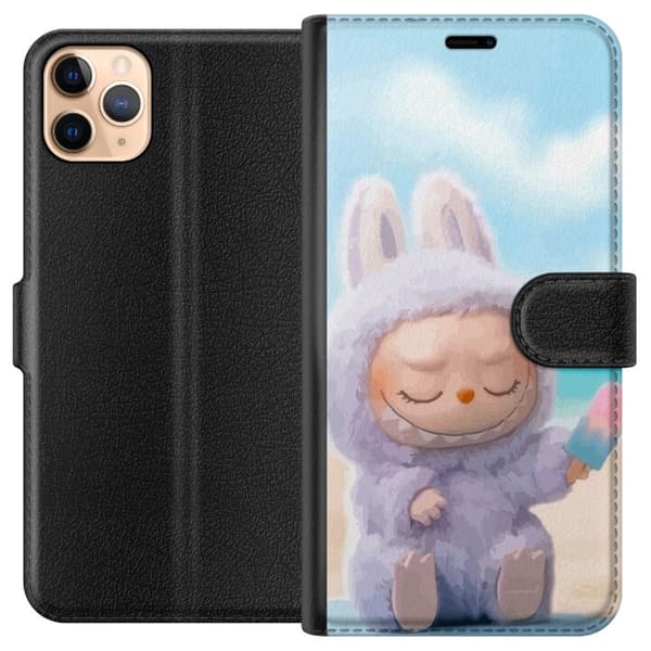 Apple iPhone 11 Pro Max Lommeboketui Labubu Pink Stemning