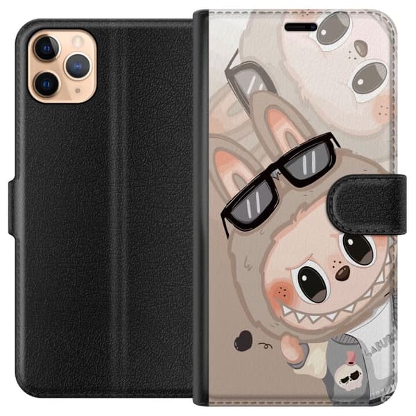 Apple iPhone 11 Pro Max Tegnebogsetui Labubu Rainbow Chaos