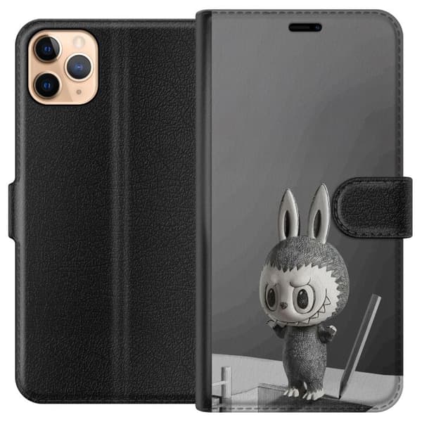 Apple iPhone 11 Pro Max Tegnebogsetui Pop Mart MEGA LABUBU LABUBU Sketch 1000%