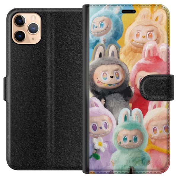 Apple iPhone 11 Pro Max Tegnebogsetui Labubu Skitse Stil
