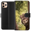 Miniatyrbillede 1 af 3: Apple iPhone 11 Pro Max Tegnebogsetui Labubu Graffiti Vibes – Gadekunst i monsterform