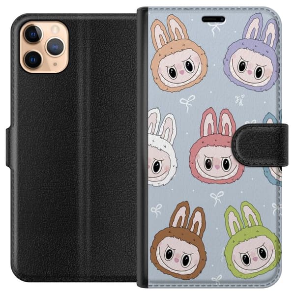 Apple iPhone 11 Pro Max Tegnebogsetui Labubu Star mønster
