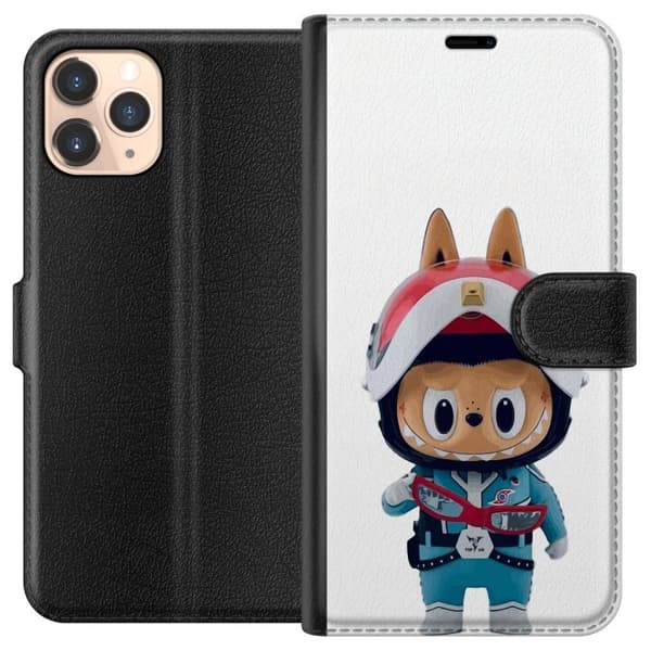 Apple iPhone 11 Pro Tegnebogsetui How2work Labubu Monstre x Ultraman Blue Figur
