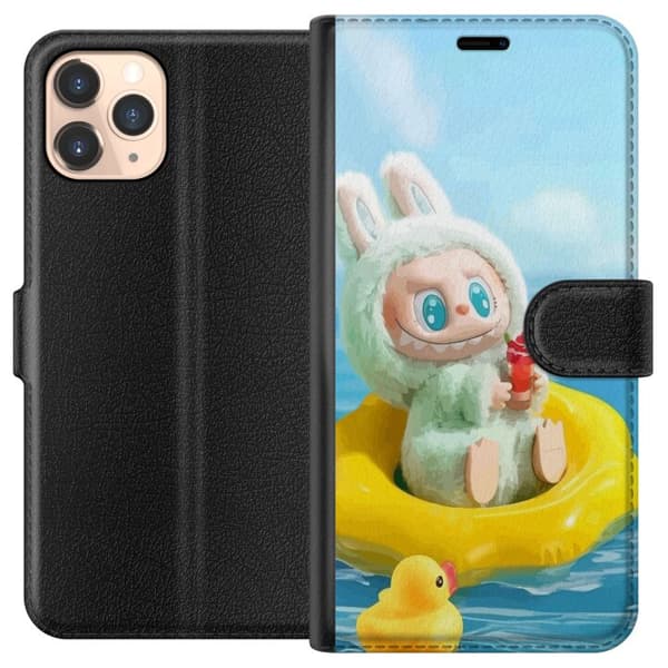 Apple iPhone 11 Pro Tegnebogsetui Labubu Stripe Attack - Striber møder monstre