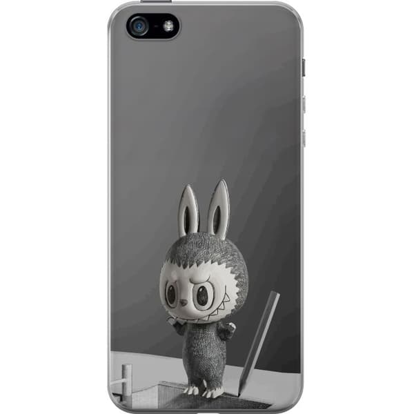 Apple iPhone 5 Genomskinligt Skal Pop Mart MEGA LABUBU LABUBU Sketch 1000%