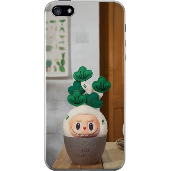 Apple iPhone 5 Gennemsigtig cover MONSTRENE Uduelige Planter